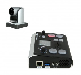 Steuerbares Kameraset für Konferenzraum oder Studiobetrieb inkl. Steuerpult 12fach Zoom